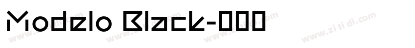 Modelo Black字体转换